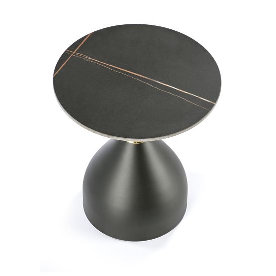 SCALITA coffee table black marble / black / gold (2p=1pc)
