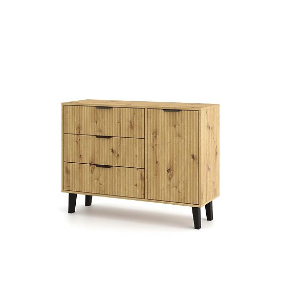 Scandi 1D3S SLIM Artisan Oak Sideboard