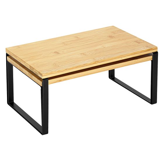 Set of 2 Bamboo Shelves GINGER