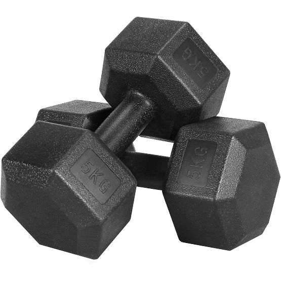 Set of 2 OLIMP Dumbbells 2x5 kg