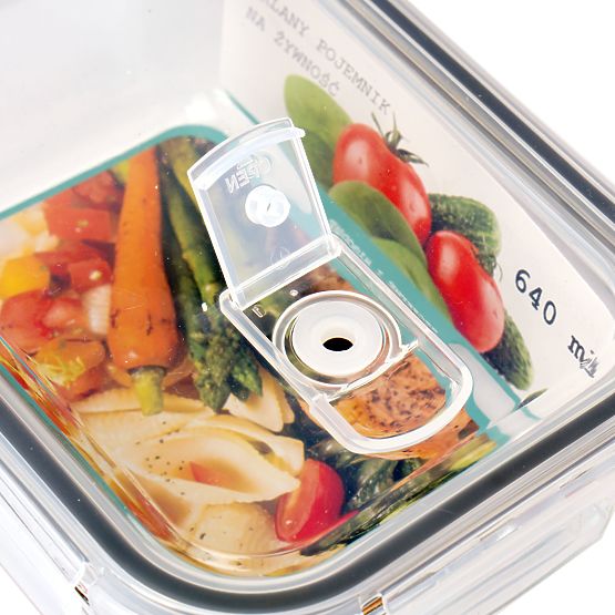 Set of 6 Glass Food Containers AMALFI