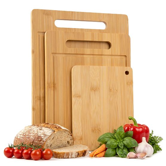 Set of Bamboo Cutting Boards TAVOLA 3 Pieces