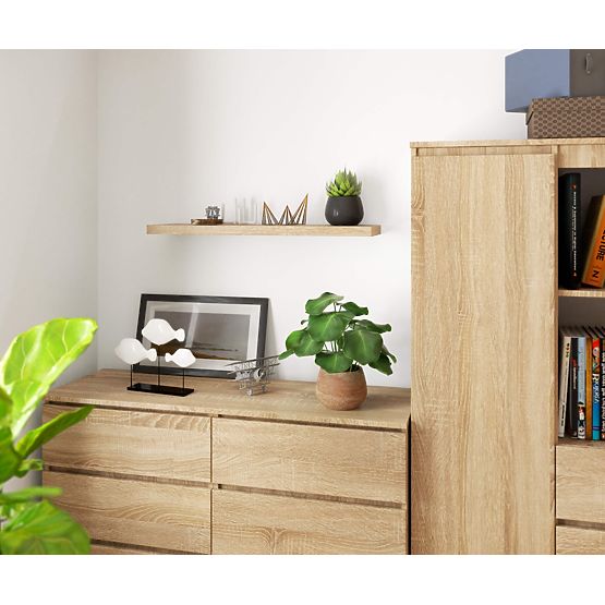 SHELF PS-4 80cm OAK SONOMA
