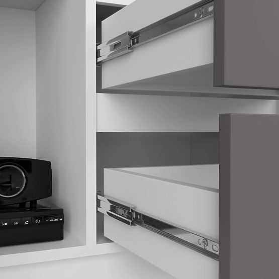 SHELF R11 R80 1D 2SZ CLP PK WHITE / GRAY