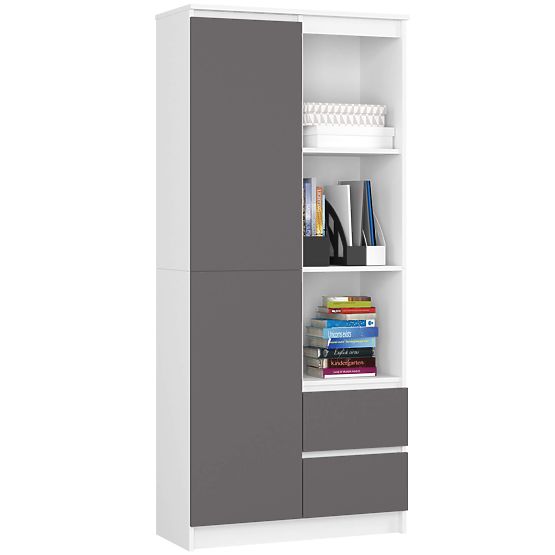 SHELF R11 R80 1D 2SZ CLP PK WHITE / GRAY