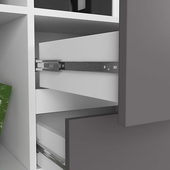 SHELF R15 R80 1D 2SZ CLP PK WHITE / GRAY