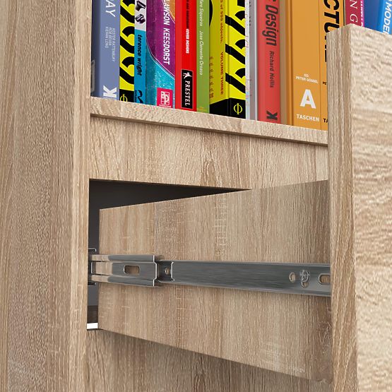SHELF R60 1DR 4S CLP PK OAK SONOMA