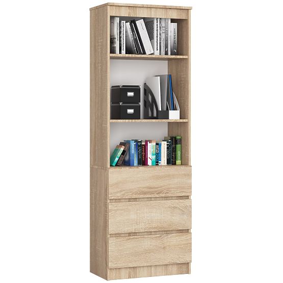 SHELF R60 3DR 2S CLP PK OAK SONOMA