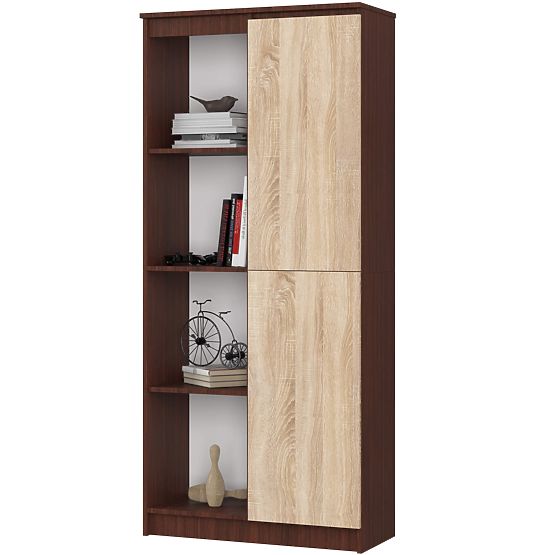 SHELF R80 1D 4P CLP WENGE / SONOMA