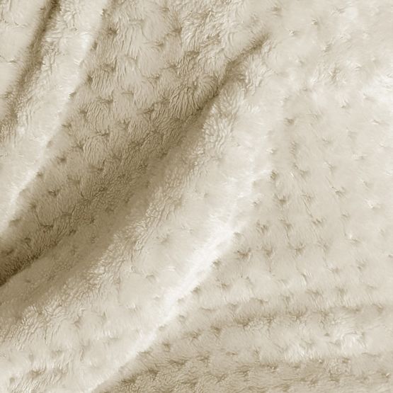 SHLEEPY Blanket Beige Color with Jacquard Pattern Classic Style 220x240