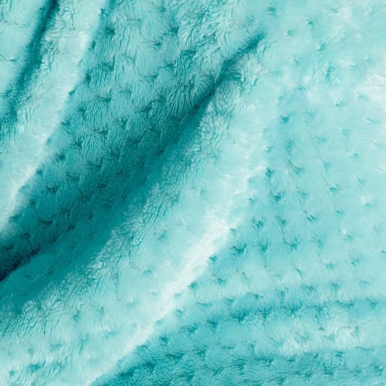 SHLEEPY Blanket Turquoise Color Embossed Jacquard Classic Style 130x180