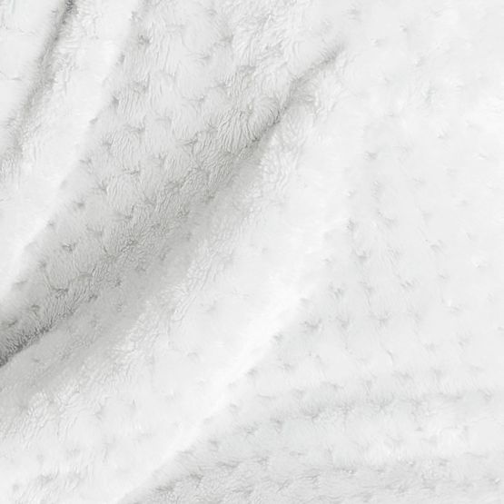 SHLEEPY White Jacquard Relief Classic Style Blanket 220x240