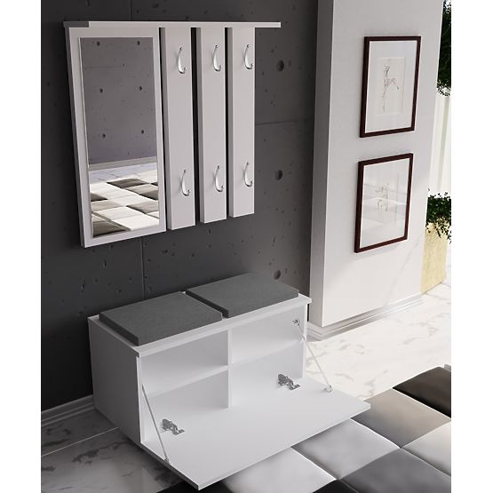 Shoe Cabinet Opal OPAL WHITE