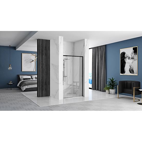 Shower Doors SOLAR BLACK MAT 90