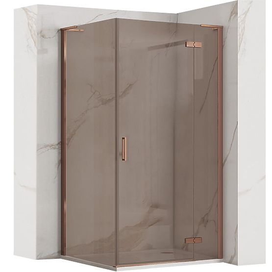 Shower Enclosure REA Hugo 90x90 Brushed Copper