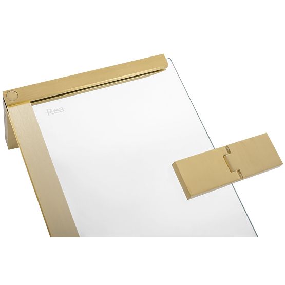Shower Enclosure REA Hugo Double 100x100 Brushed Gold