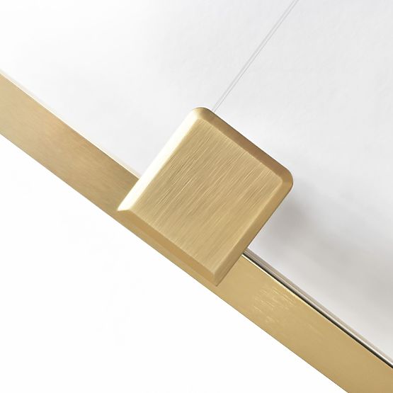 Shower Enclosure REA Montana Brushed Gold 100x100