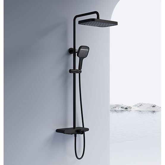 Shower Set REA Bari Black