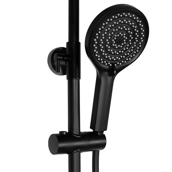 Shower Set REA Savio with LED Display Black