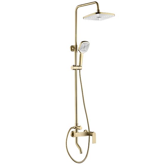 Shower Set REA STORM BRUSHED GOLD