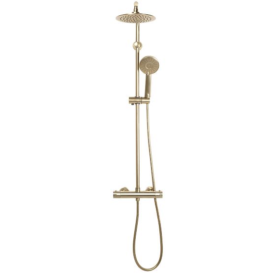Shower Set with Thermostat REA Bliss Brushed Gold