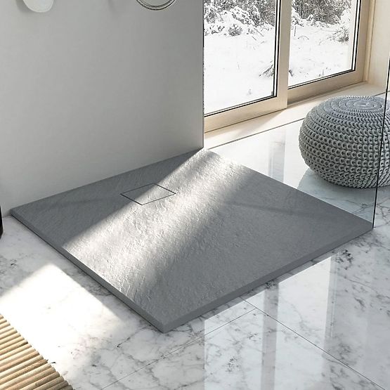 Shower Tray Magnum Grey 90x90