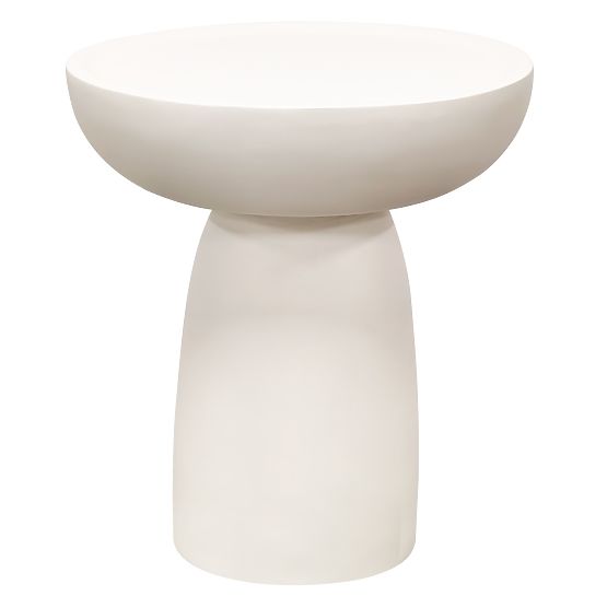Side Table Lagoon 45 cm, Beige, Matte