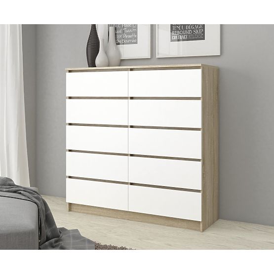 SIDEBOARD K140 10SZ CLP PK OAK SONOMA / WHITE