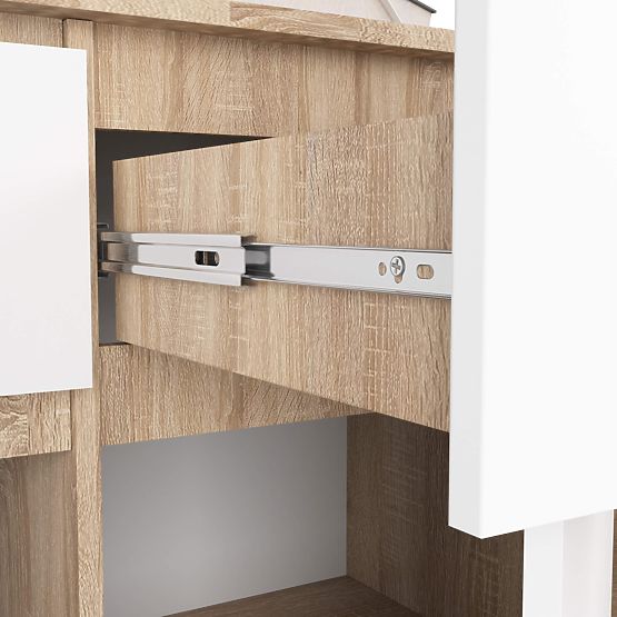 SIDEBOARD K140 3D 3DR CLP PK SONOMA / WHITE