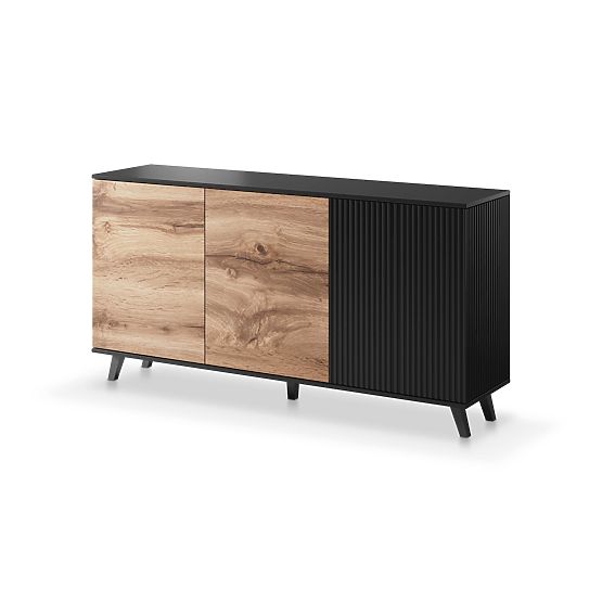 Sideboard RANDOM KM-1 - Wotan Oak/Black