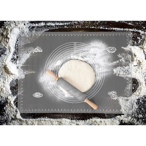 Silicone Work Mat SELMA Graphite 70x50 cm