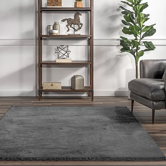 Silk Carpet Rabbit - Dark Grey