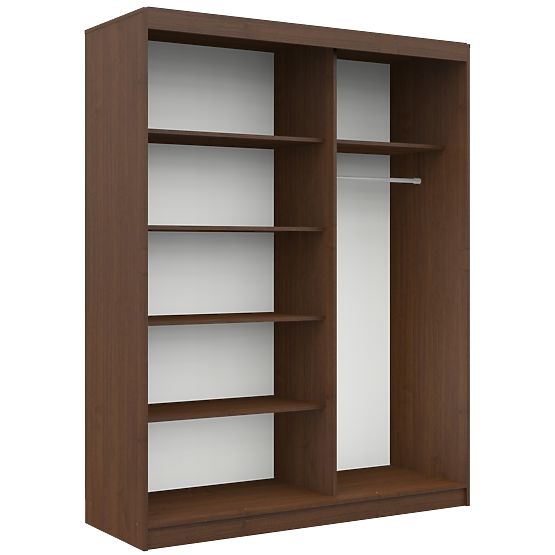 SLIDING WARDROBE 150 cm CLP MONO WENGE/WHITE