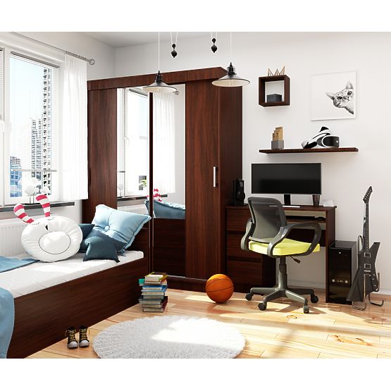 SLIDING WARDROBE 150cm CLP WENGE