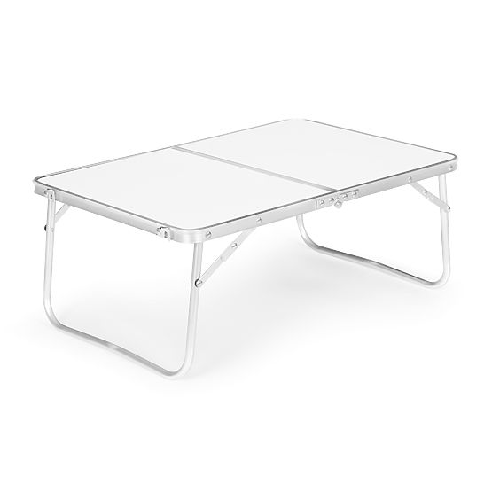 Small Folding Tourist Picnic Table 60x40 cm White MultiGarden