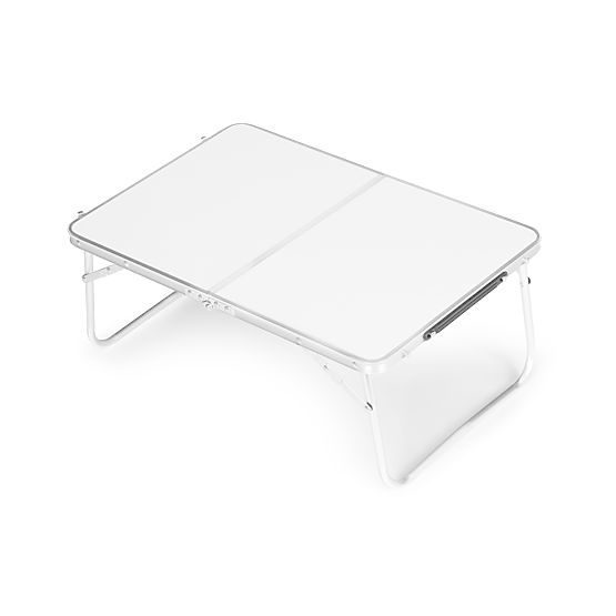 Small Folding Tourist Picnic Table 60x40 cm White MultiGarden