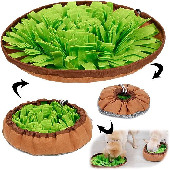 Sniffing Mat for Treats SNIFFER Foldable Green