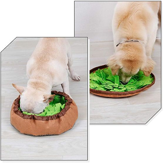 Sniffing Mat for Treats SNIFFER Foldable Green