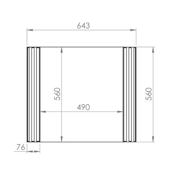 Sophie mirror - beige