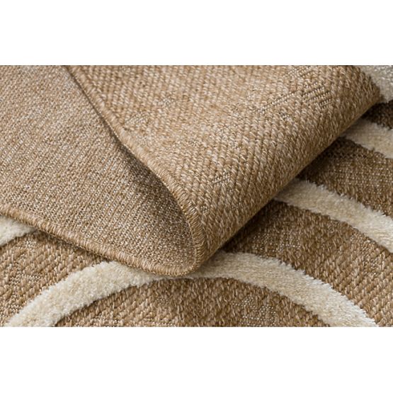 SPARK 0688A Beige/Cream Carpet - Geometric, Sisal, Structural