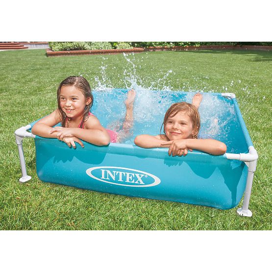 Square Frame Pool for Kids 122x122x30 cm INTEX 57173