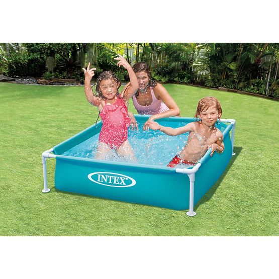 Square Frame Pool for Kids 122x122x30 cm INTEX 57173