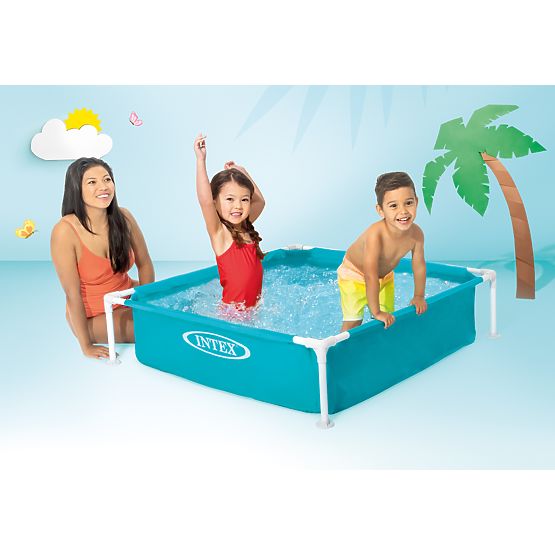 Square Frame Pool for Kids 122x122x30 cm INTEX 57173