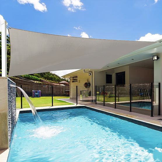 Square Sun Shade Sail 5x5m Waterproof ModernHome - Gray
