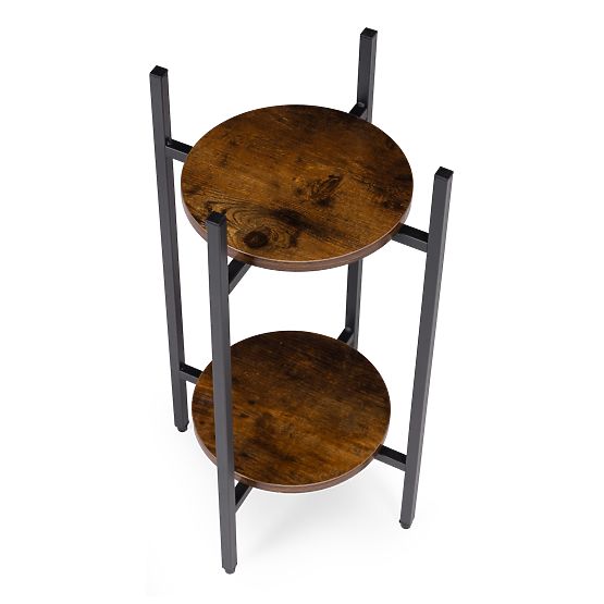 Standing Flower Stand Loft Style Decoration 2 Levels ModernHome