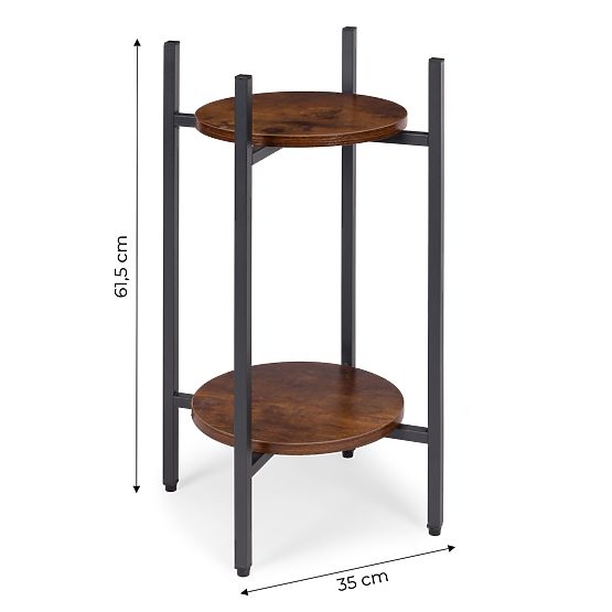 Standing Flower Stand Loft Style Decoration 2 Levels ModernHome