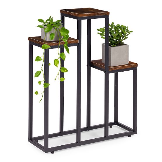 Standing Flower Stand with 3 Shelves Loft ModernHome
