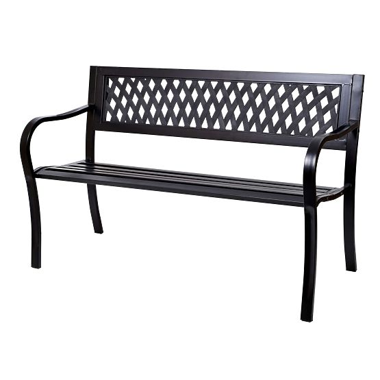 Steel Garden Bench ROMBO