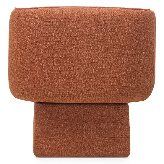 Swivel Chair One Copper, Boucle