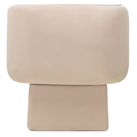 Swivel Chair One Light Beige, Velour